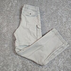 Gander Mountain Heavy Duty Convertible Zip-Off Cargo Pants Mens 36x34 Tan